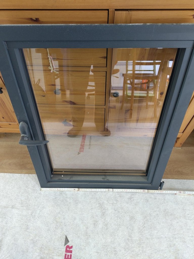 Aluminium raam, Double vitrage, Fenêtre de façade ou Vitre, Enlèvement, Utilisé