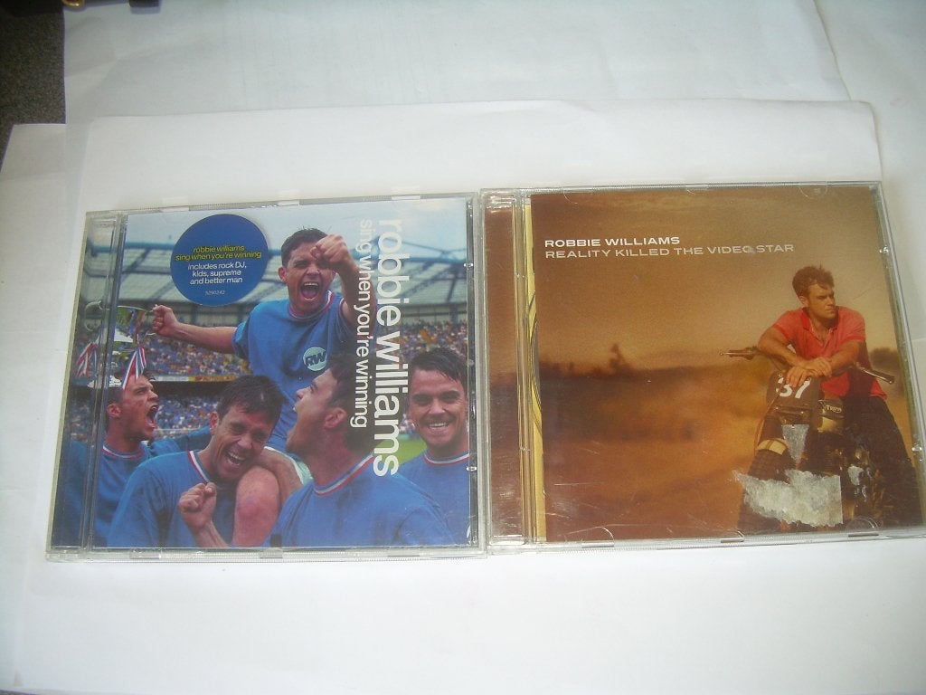 2 CD S  - ROBBIE WILLIAMS, Cd's en Dvd's, Cd's | Pop, Pop, Ophalen of Verzenden, Zo goed als nieuw, Eerste persing