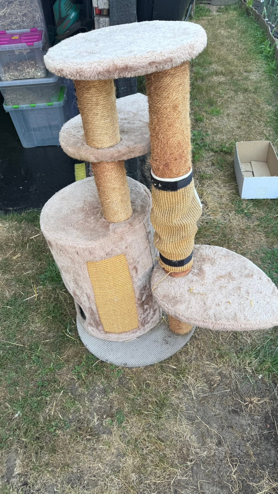 Katten/krabpaal., Dieren en Toebehoren, Ophalen, Zo goed als nieuw, Krabpaal