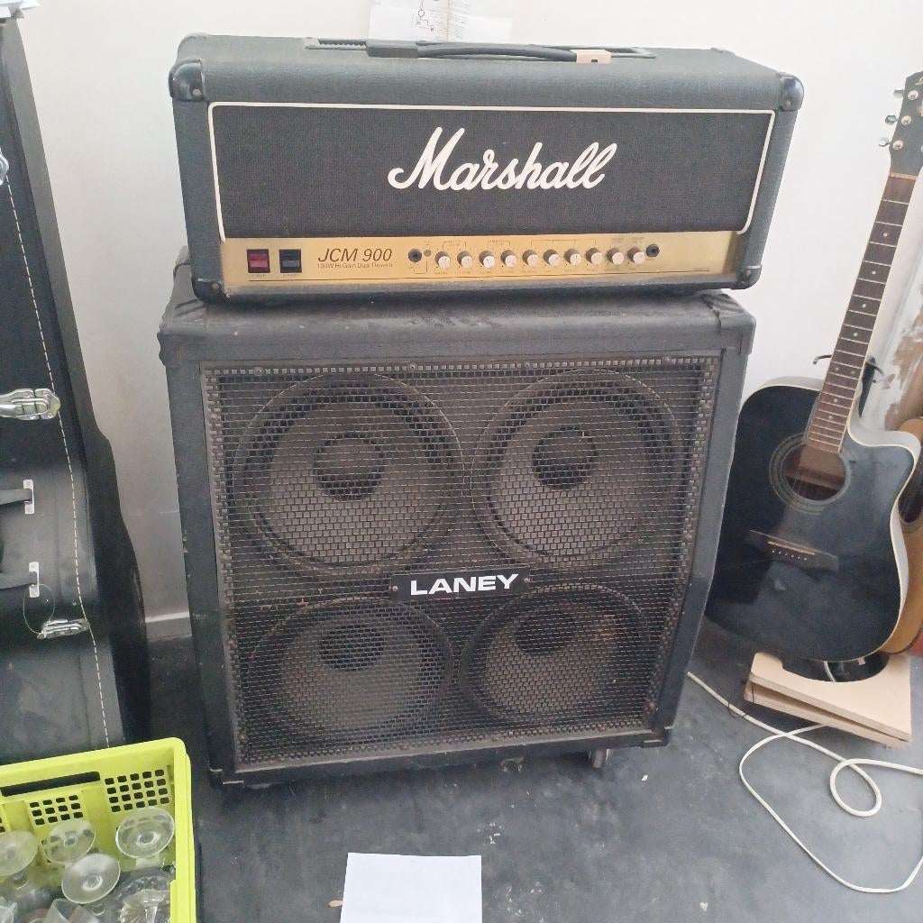 Kabinet + versterker, Ophalen, Zo goed als nieuw, Basgitaar, 100 watt of meer