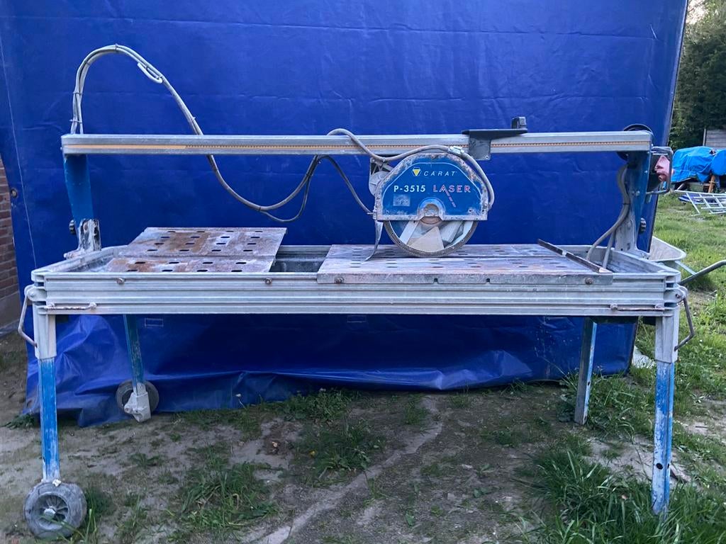 Scie à carreaux laser Carat P-3515, avec lame supplémentaire, Enlèvement, Utilisé