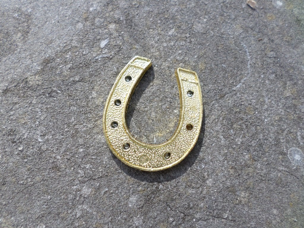 Set hoefijzerdecoratie, taarten, gebakjes, gouden tafel, Ophalen of Verzenden, Nieuw