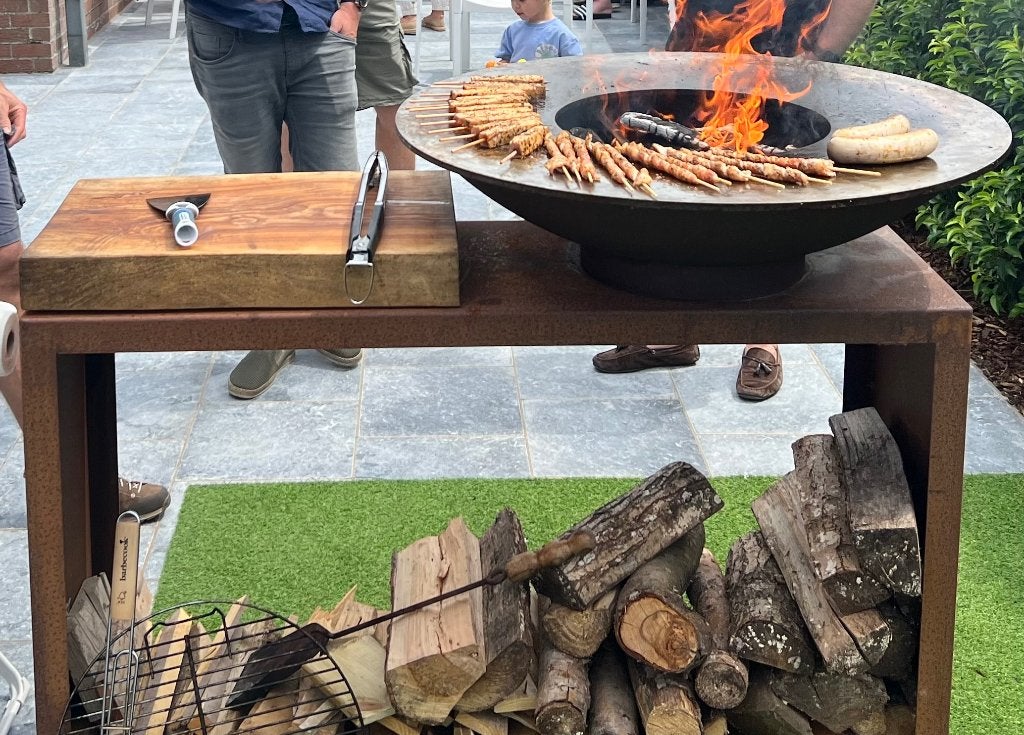 TigerFire plancha BBQ, Ophalen, Gebruikt, Met accessoires