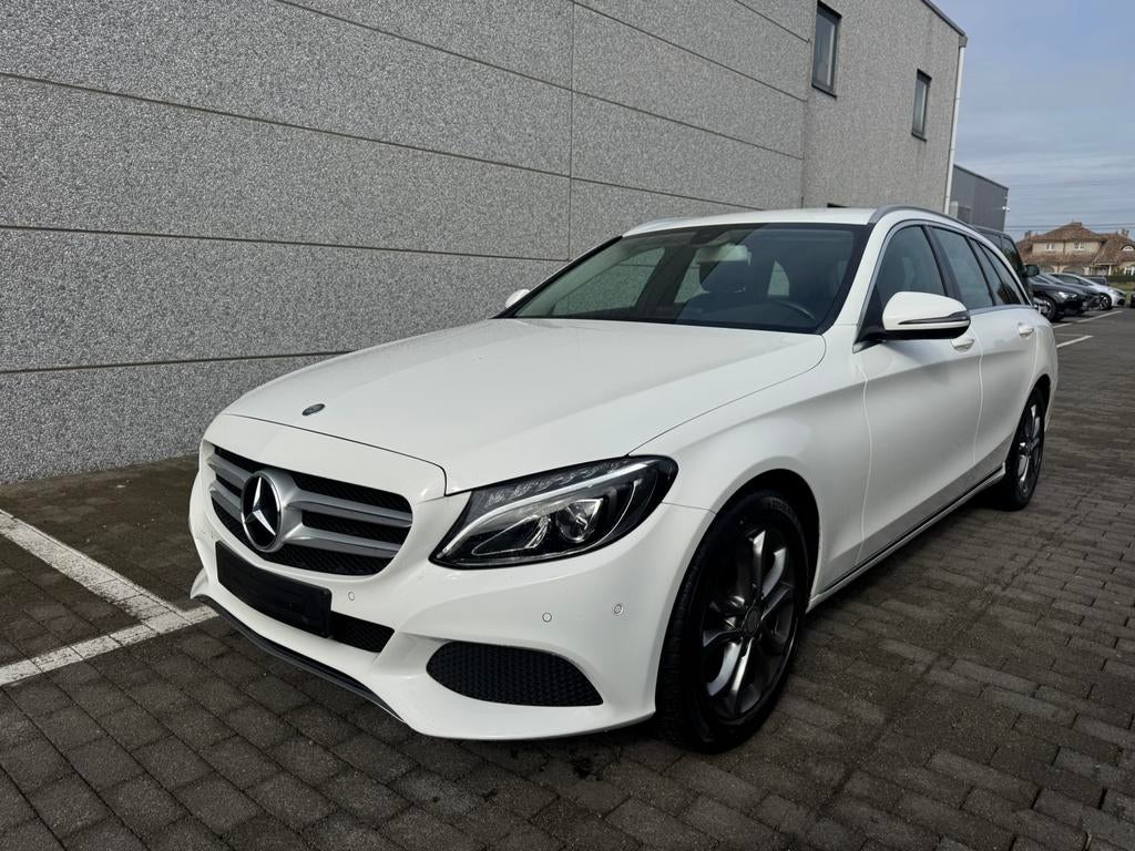 C180D., Auto's, Parkeersensor, Leder en Stof, Wit, Bedrijf
