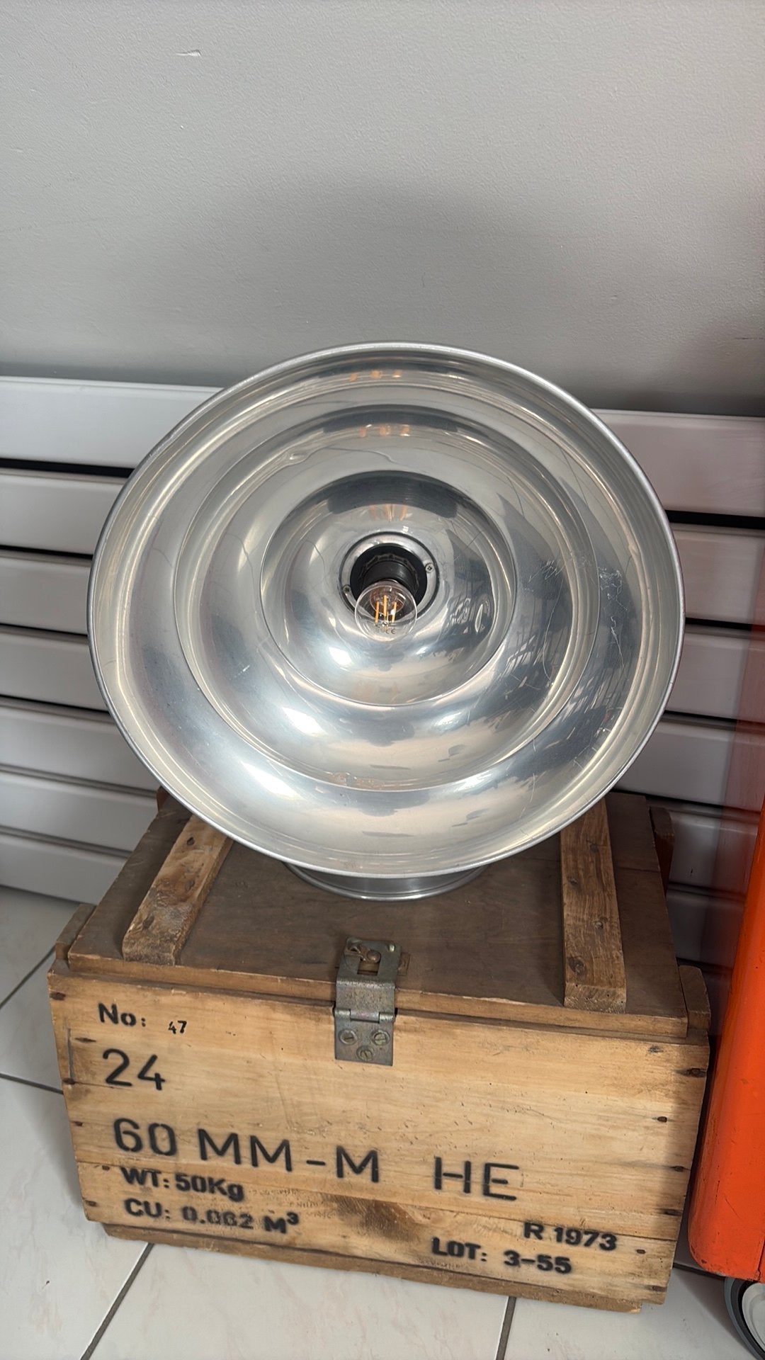 Vintage lamp, Ophalen, Zo goed als nieuw