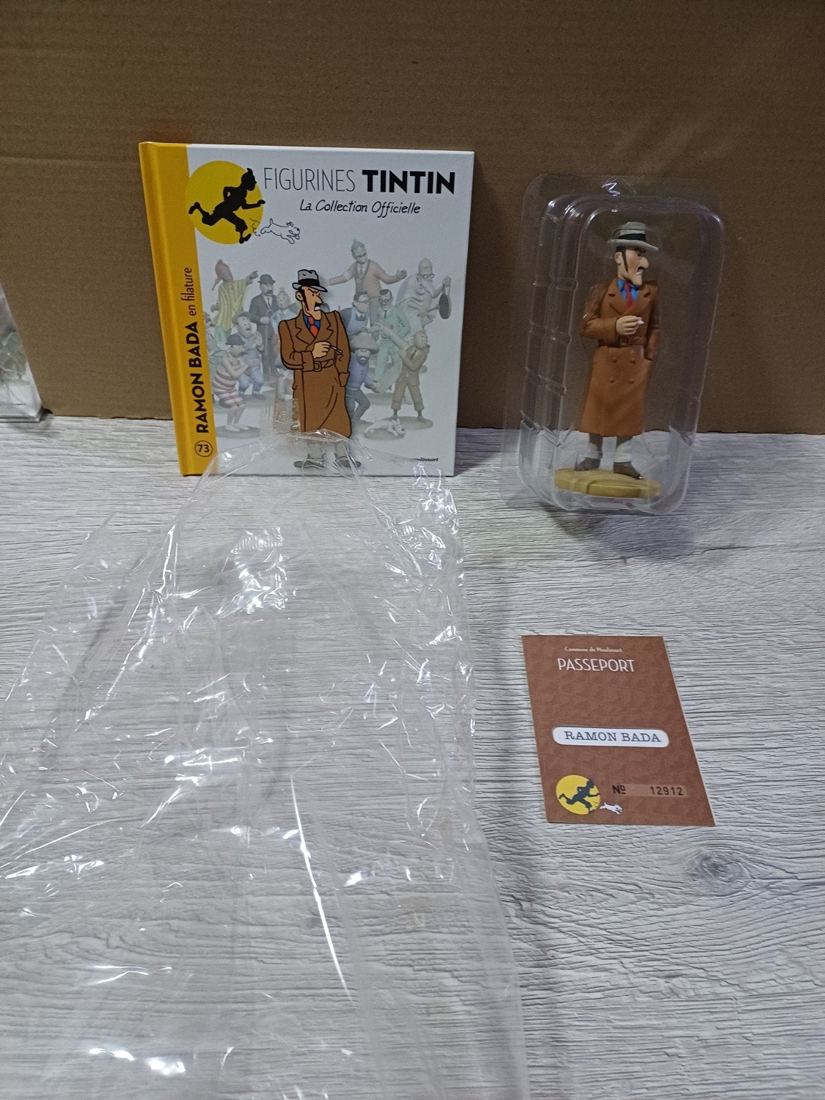Ramon Bada 73 Kuifje figuur, Ophalen of Verzenden, Kuifje, Zo goed als nieuw, Beeldje of Figuurtje