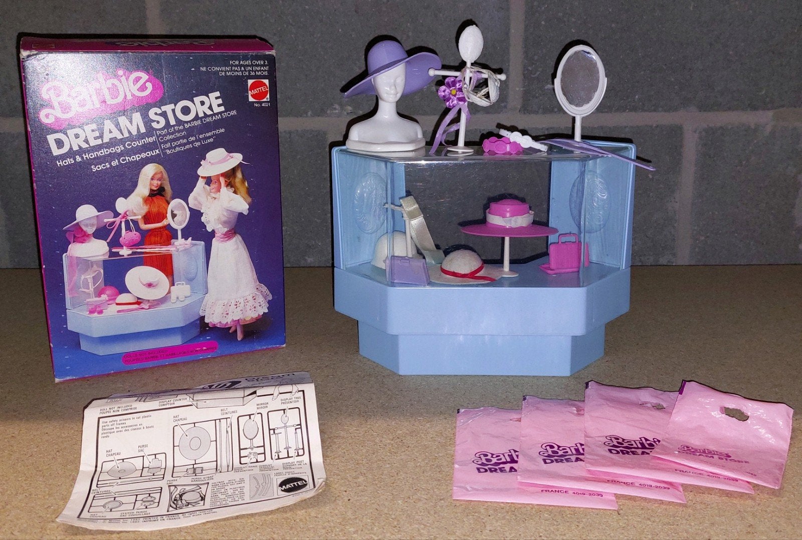 Dream Store "sacs et chapeaux" BARBIE (Mattel 1983), Enlèvement ou Envoi, Utilisé, Barbie