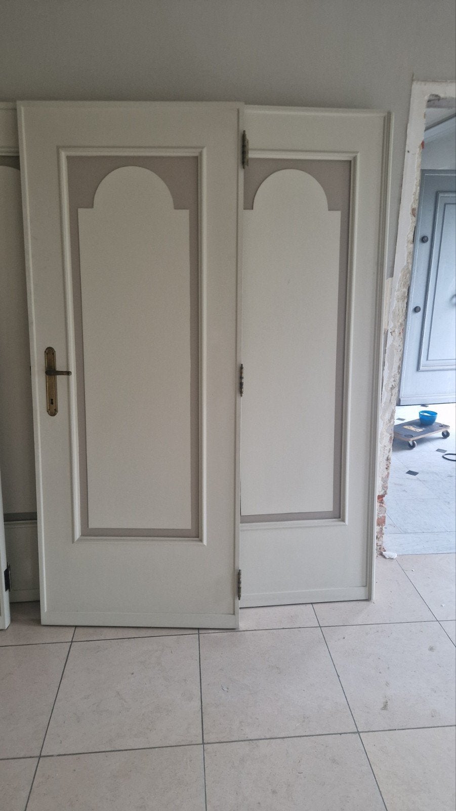 Deuren, lot van 18-tal houten deuren in goede staat., Doe-het-zelf en Bouw, Ophalen, Gebruikt, 80 tot 100 cm, Binnendeur