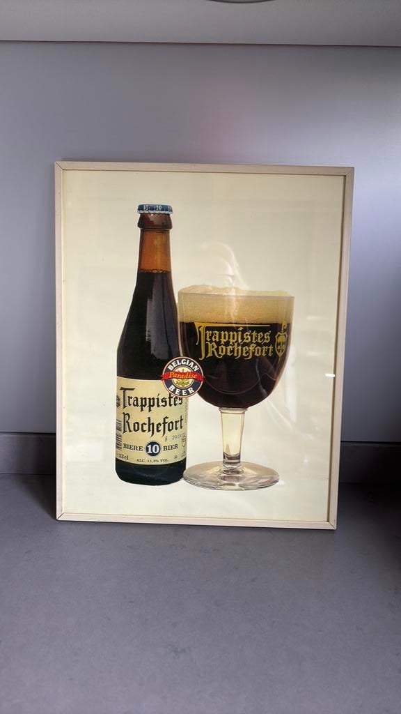 Rochefort kader, Verzamelen, Biermerken, Ophalen of Verzenden, Zo goed als nieuw