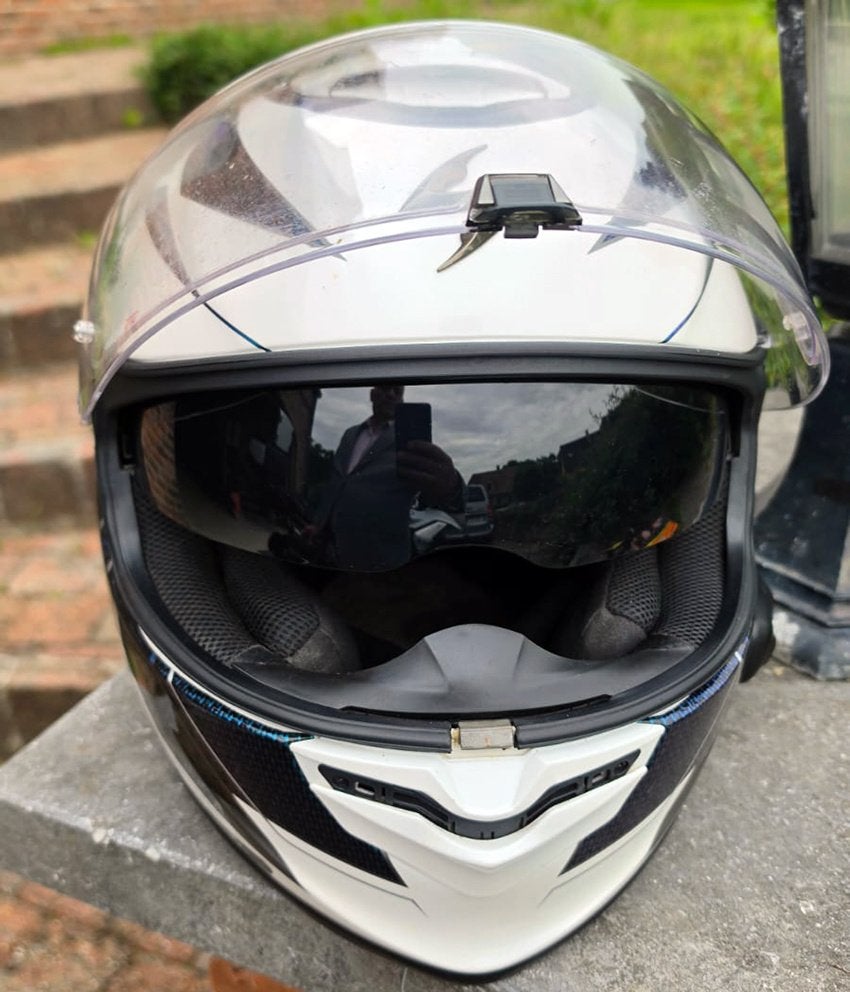 Scorpion EXO motorhelm - Intercom Sena, Heren, XL, Integraalhelm, Tweedehands