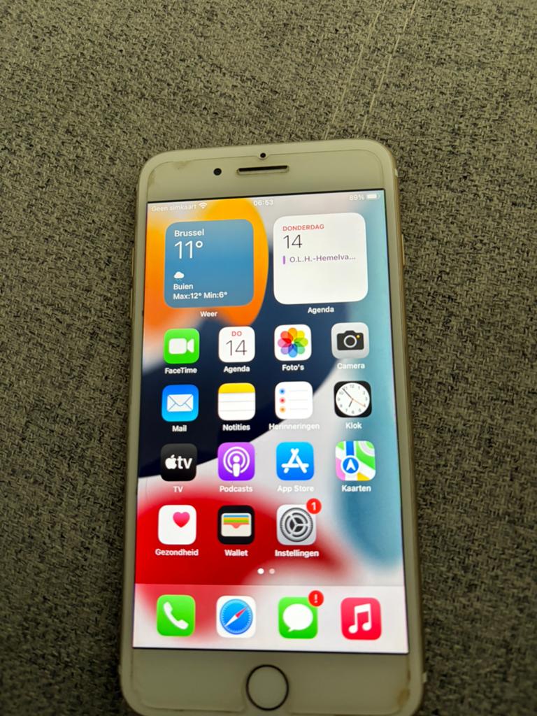 Gouden Iphone 7 plus 32gb, Télécoms, 86 %, 32 GB, Or, Comme neuf