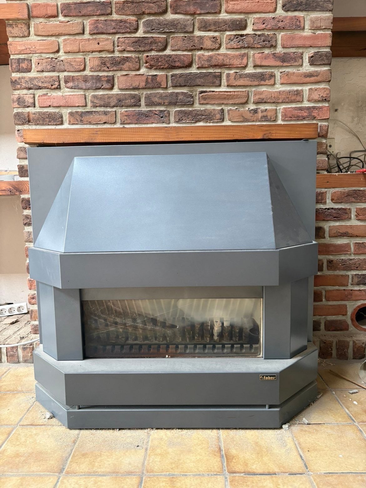 Faber gashaard met cv-circuit/ pomp, Huis en Inrichting, Kachels, Ophalen, Gebruikt, Gas, Vrijstaand