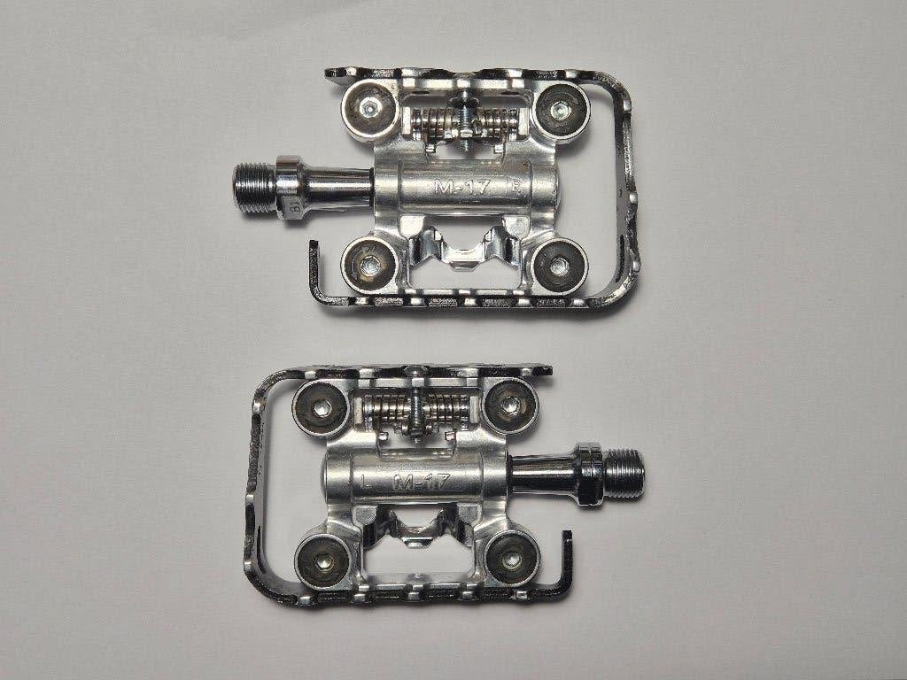 Combipedalen (SPD/platte pedalen ) Contec 9/16", Fietsen en Brommers, Gebruikt, Contec, Fatbike, Aluminium
