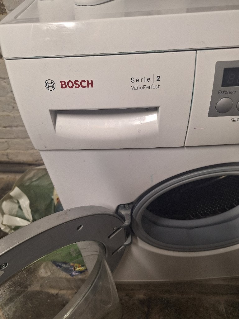 Bosch wasmachine, Elektronische apparatuur, Ophalen, 8 tot 10 kg, Zo goed als nieuw, Voorlader