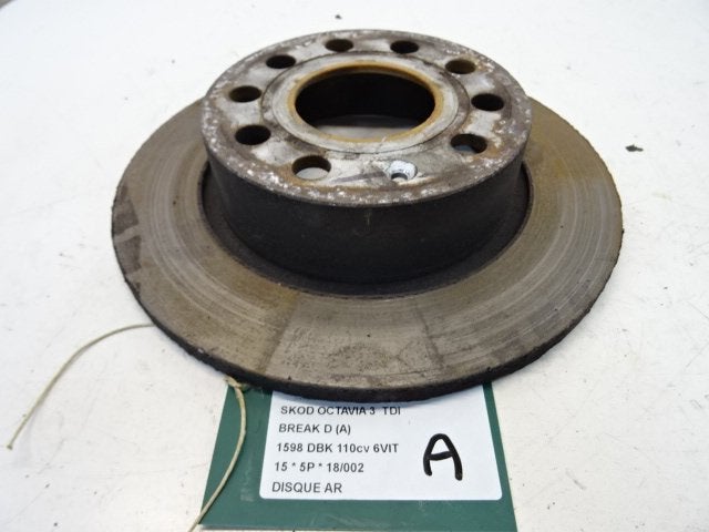 FREIN DISQUE ARRIÈRE Skoda Octavia Combi (5EAC), Utilisé, Skoda