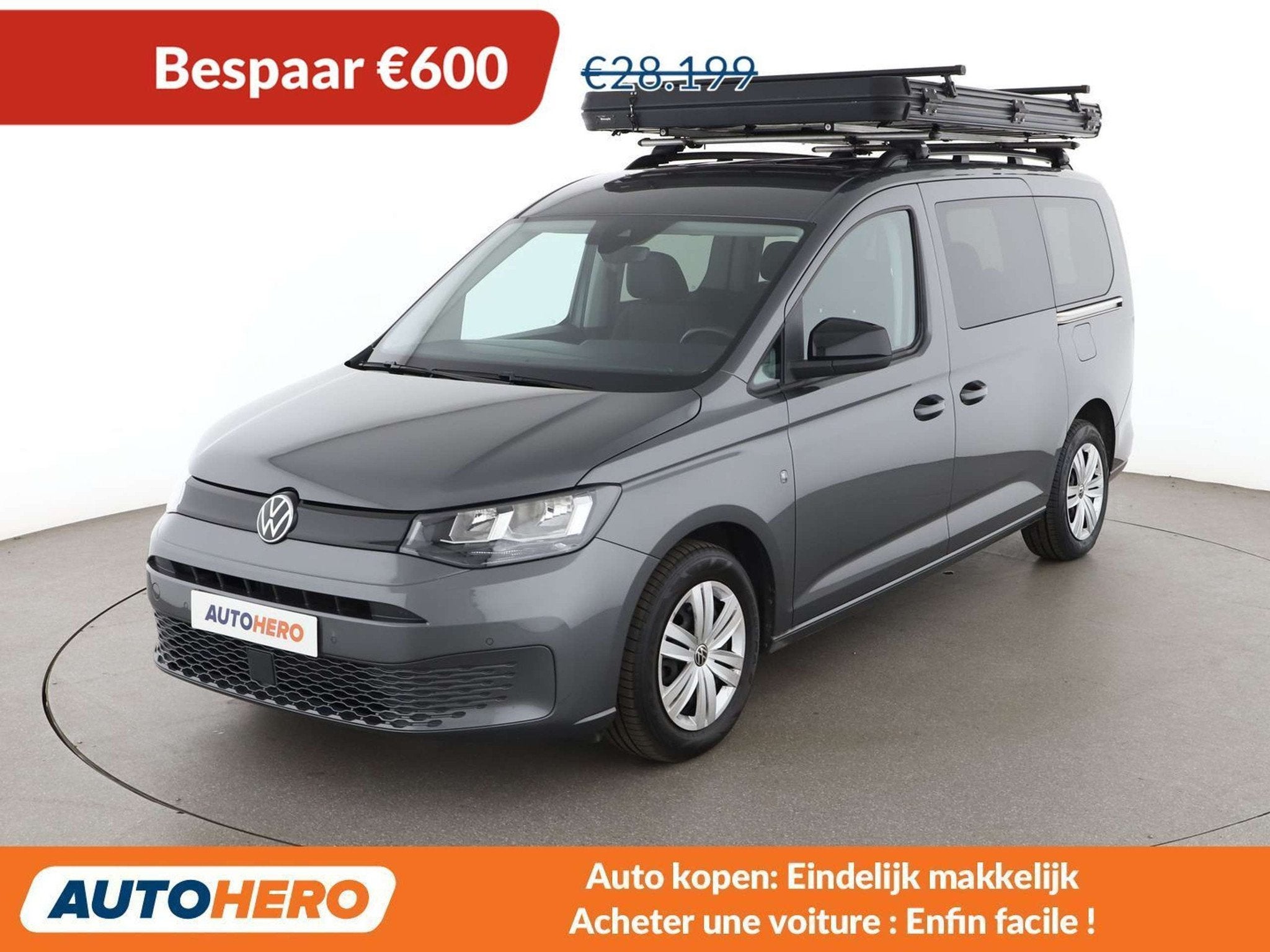 Volkswagen Caddy 1.5 TSI Maxi (année de construction 2024), Argent ou Gris, Achat, 7 places, Autres carburants