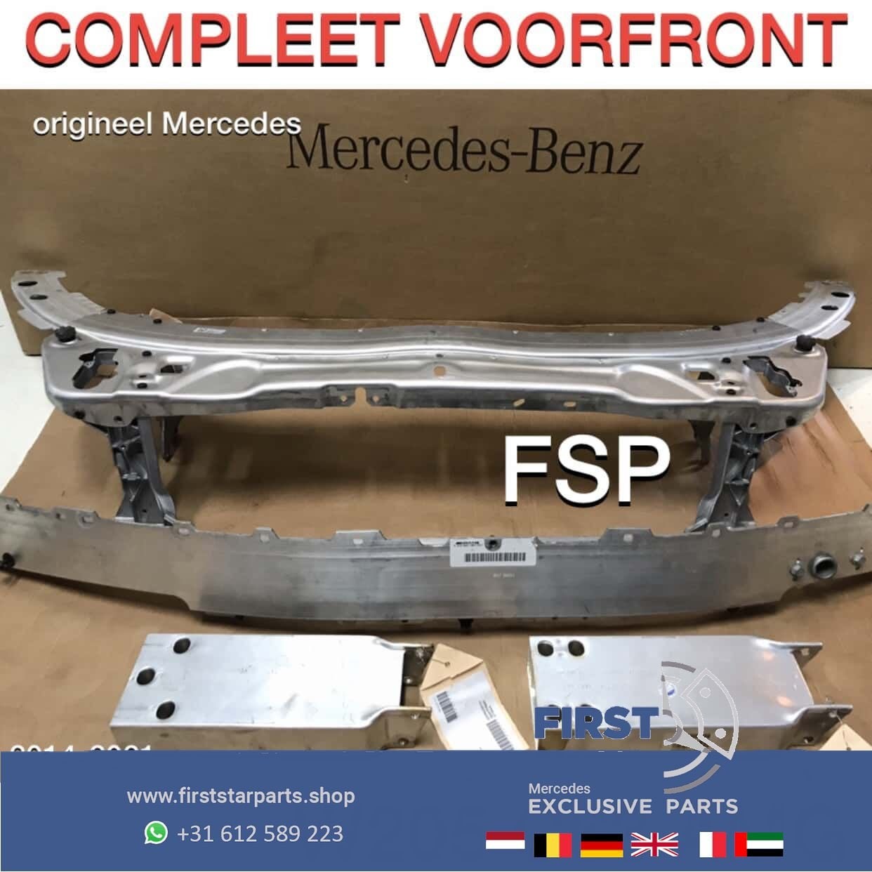 W205 C205 C63 AMG VOORFRONT COMPLEET Mercedes C Klasse 63 20, Utilisé, -, -, Enlèvement ou Envoi