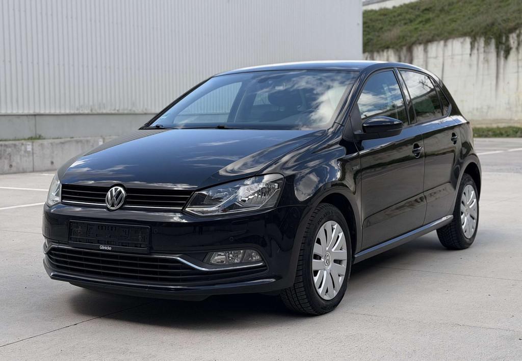 Volkswagen Polo 1.0i • Lounge Edition • 1 Jaar Garantie!, Auto's, Euro 6, Zwart, 5 deurs, 1570 kg