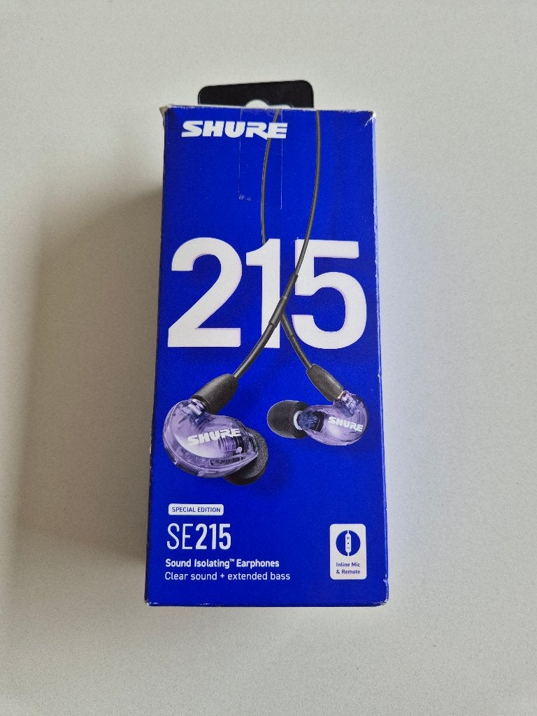Shure SE215 Special Edition In-Ear Monitor (Paars / Purple), In-ear, Shure, Ophalen of Verzenden, Zo goed als nieuw