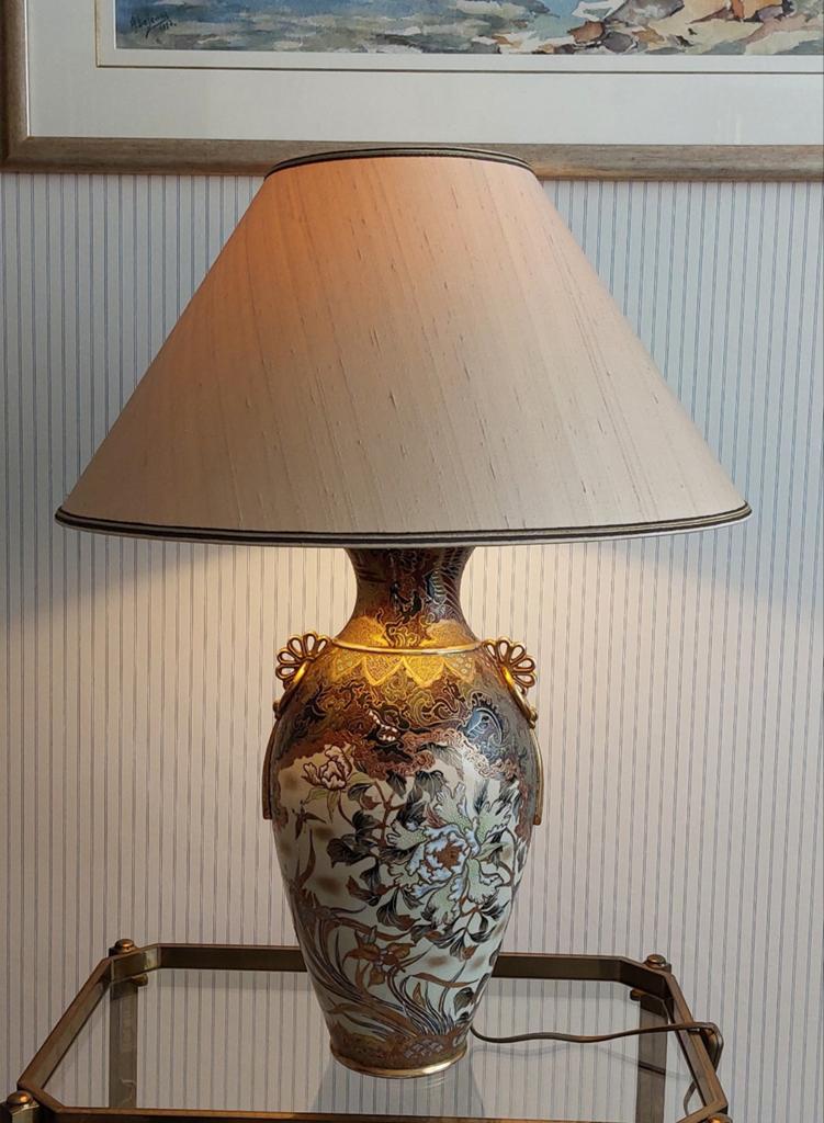 Lampe à poser en porcelaine de Chine, Maison & Meubles, Enlèvement