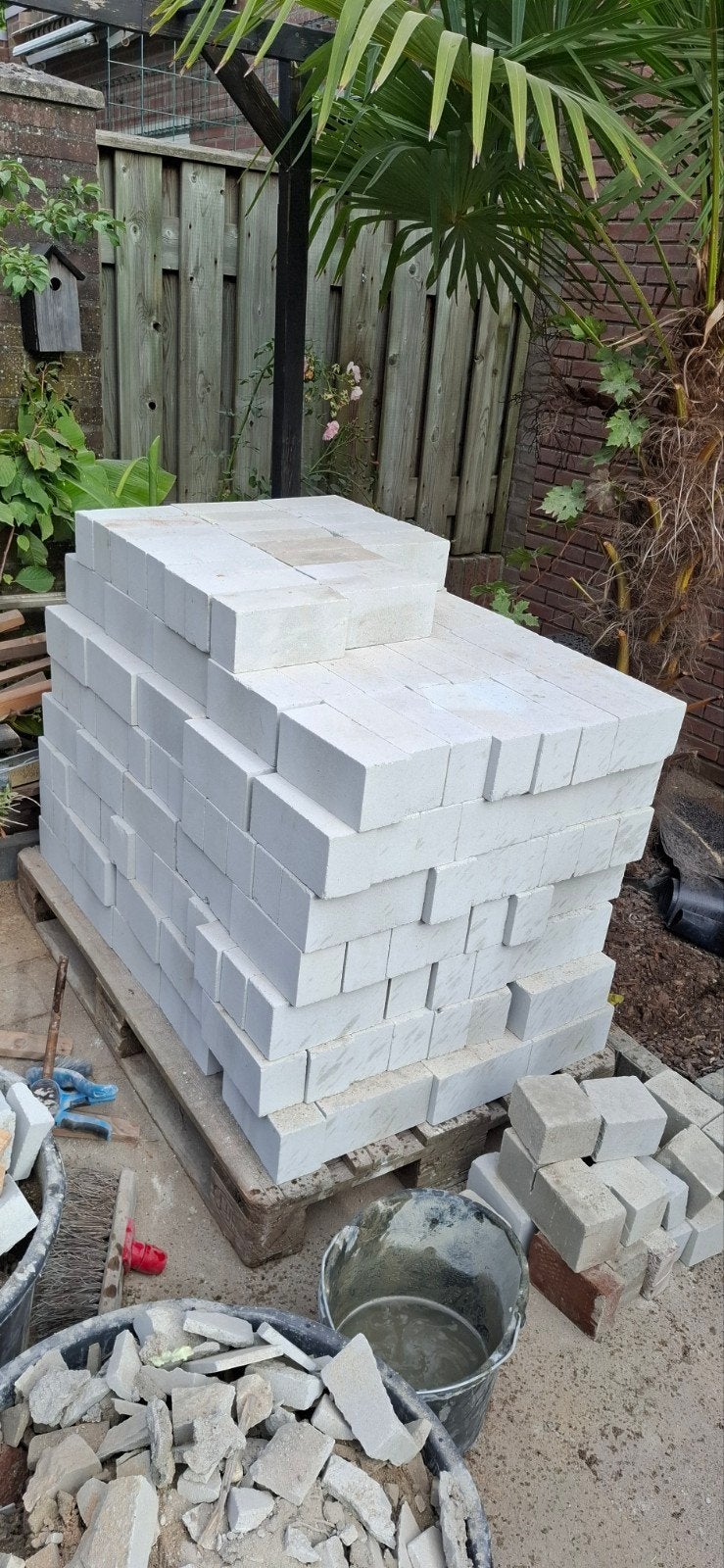 nieuwe kalkzandsteen 320 stuks Maas formaat, Doe-het-zelf en Bouw, Ophalen of Verzenden