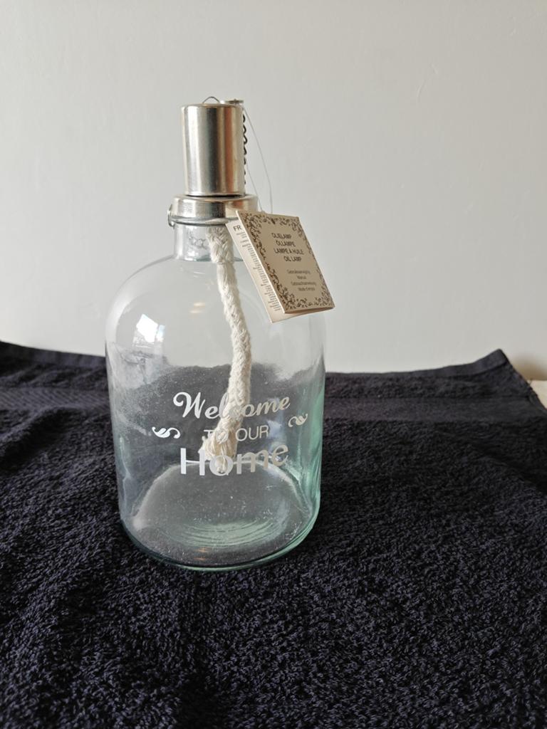 Olie lamp, Ophalen