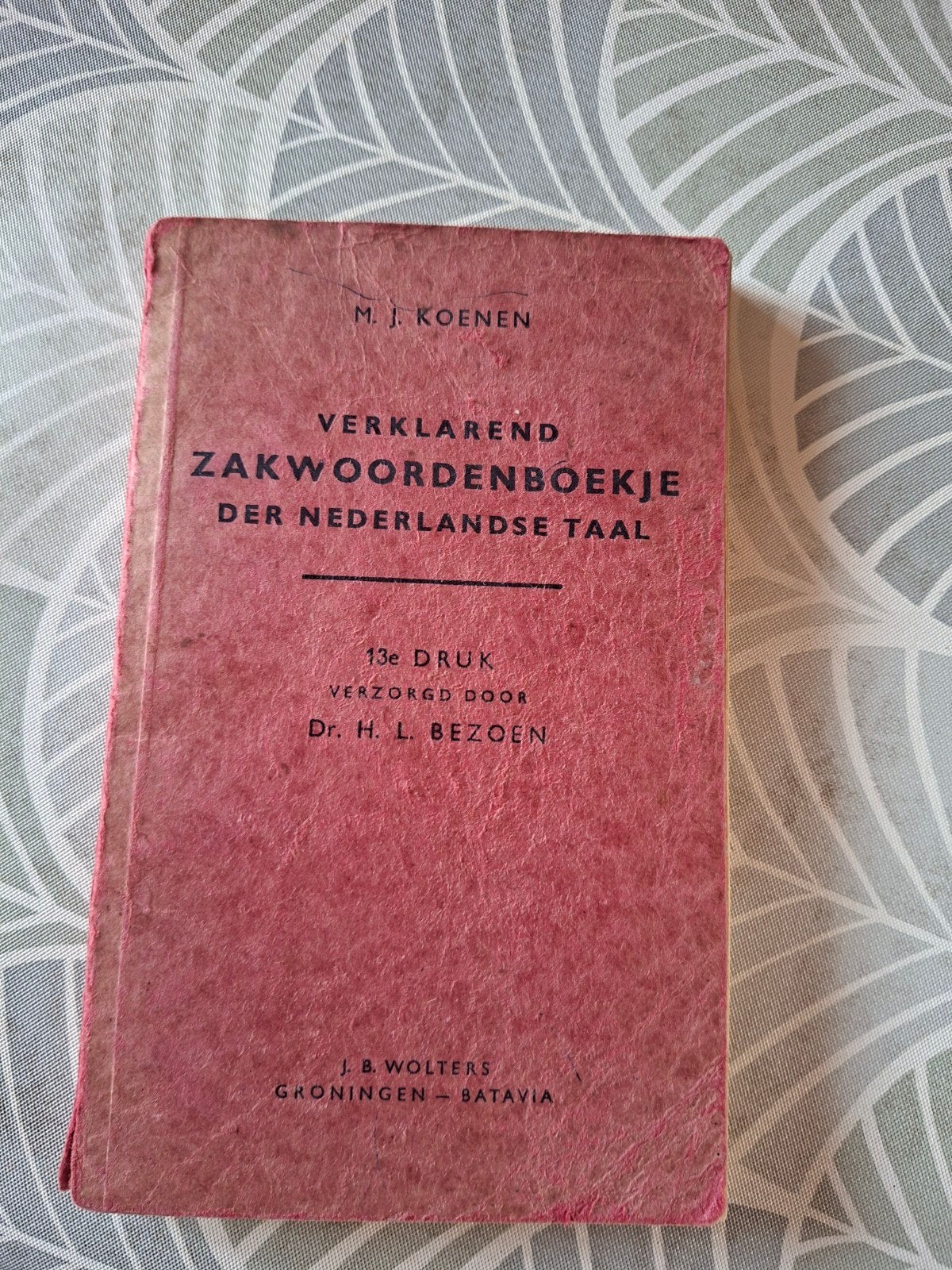Zakwoordenboekje, Livres, Dictionnaires, J.b. wolters, Néerlandais, Enlèvement, Utilisé