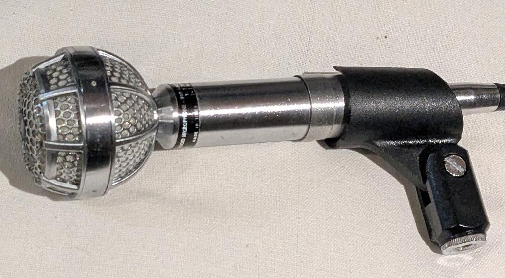 RCF 1612 - 1960's - Rare Vintage italian dynamic microphone, TV, Hi-fi & Vidéo, Enlèvement ou Envoi, Utilisé
