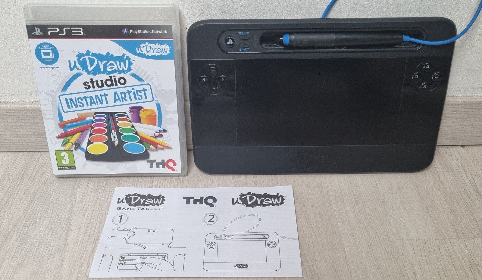 PS3 U Draw studio, Ophalen of Verzenden, Zo goed als nieuw, Zwart