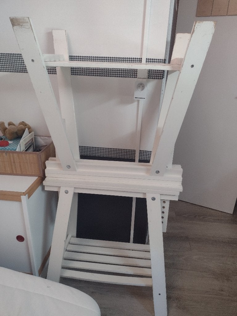 Tréteau Blanc Ikea A DONNER, Maison & Meubles, Bureaux, Scandinave, Enlèvement, Utilisé, IKEA