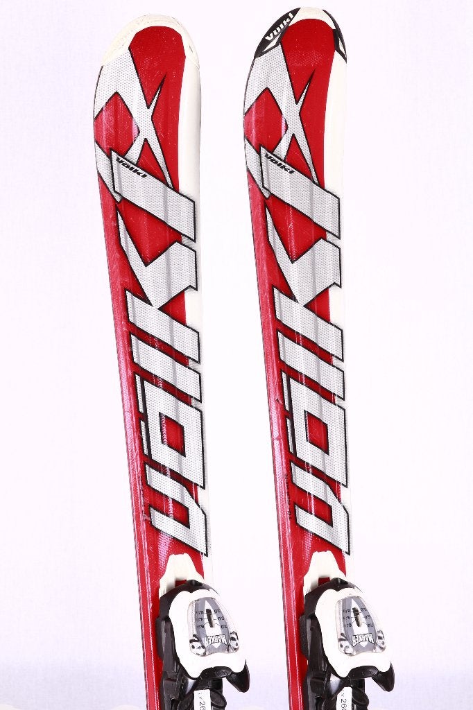 130 cm kinder ski's VOLKL RACETIGER GS, red + Marker 7, Sport en Fitness, Overige merken, Gebruikt, Verzenden, 100 tot 140 cm