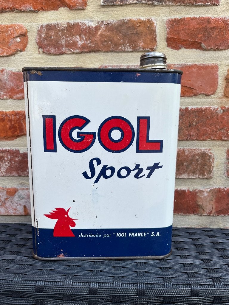 Olieblik igol sport, Verzamelen, Ophalen of Verzenden, Gebruikt