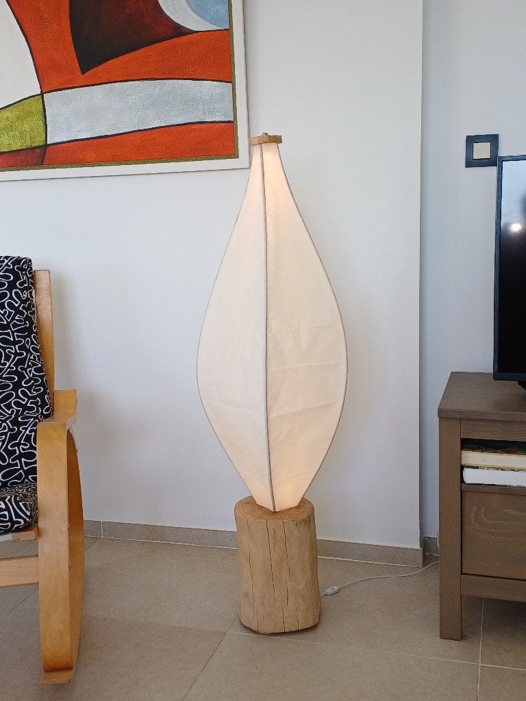Luminaire artisanal, Neuf, Autres culots, Bois, Enlèvement ou Envoi