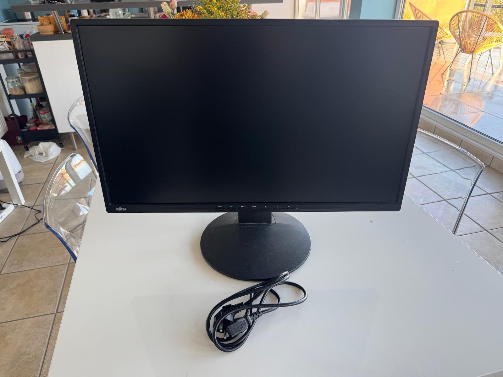 Ecran d’ordinateur Fujitsu 27” full HD, Computers en Software, Ingebouwde speakers, DisplayPort, Full HD, Zo goed als nieuw