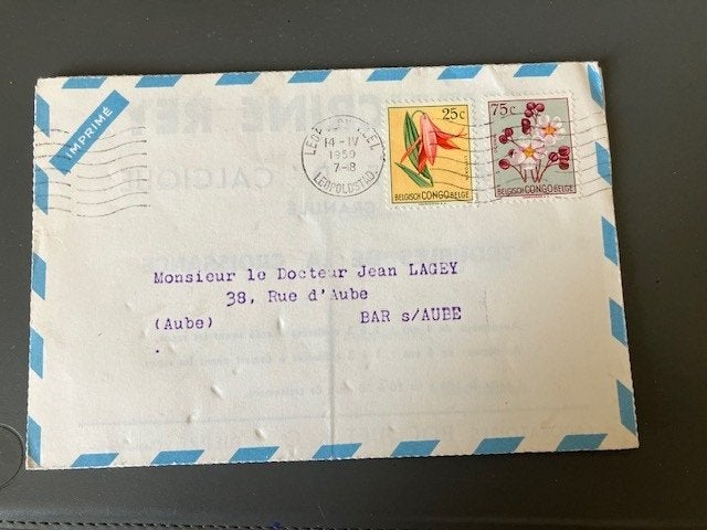 postzegels,congo,, Timbres & Monnaies, Envoi