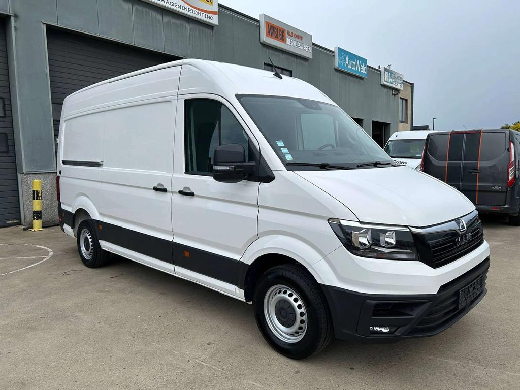 MAN TGE 2.0 TDi lengte3 hoogte 3 ergo stoel zie foto's, Stof, Gebruikt, 4 cilinders, MAN