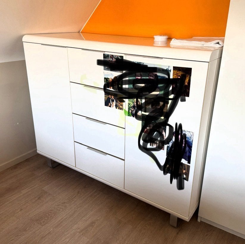 Lage kast wit goede staat, Ophalen, Zo goed als nieuw