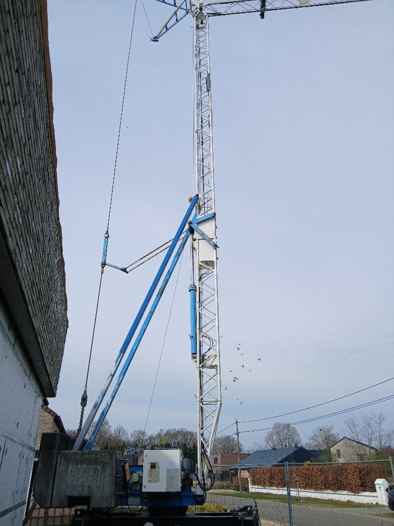 snelmontagekraan / bouwkraan giek 22 meter, 1500kg 10,5m, Enlèvement, Engin de levage