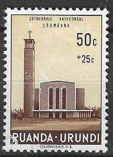 Ruanda-Urundi 1961 - Yvert 225 - Kathedraal Usumbura  (ZG), Verzenden, Postfris