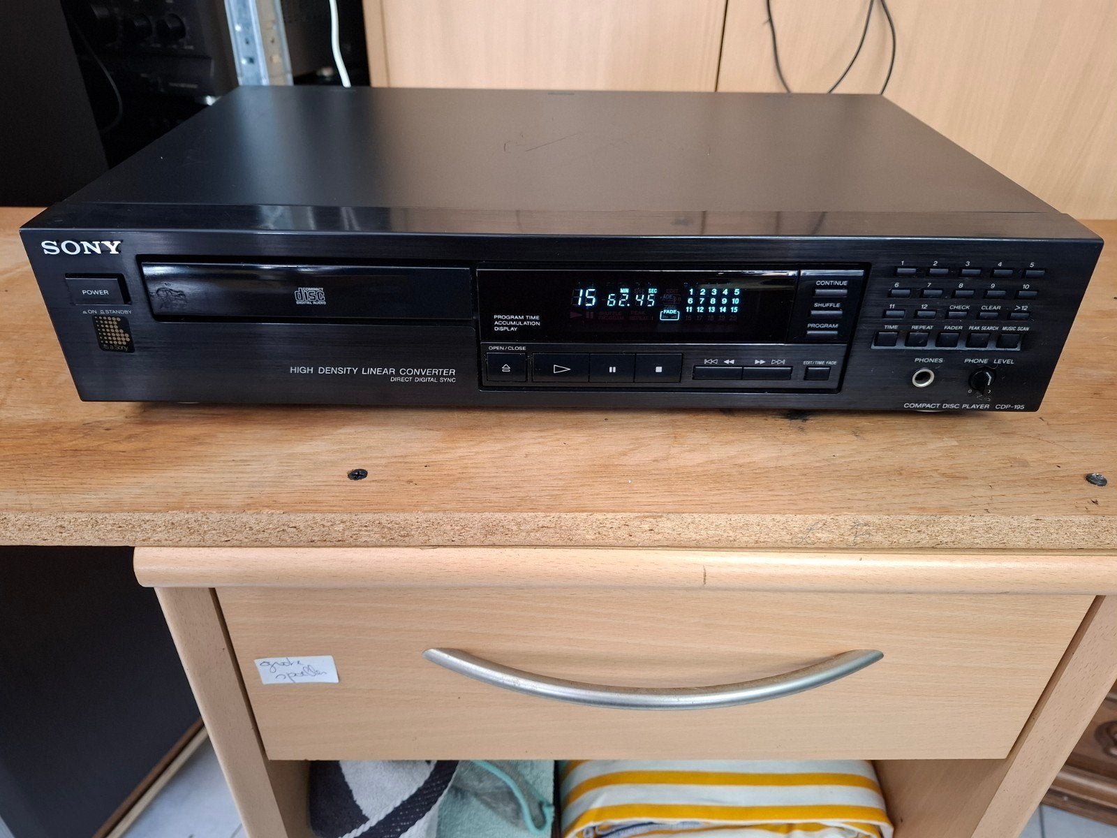 prachtige cd speler Sony volledig na gezien koopje, Audio, Tv en Foto, Ophalen, Sony
