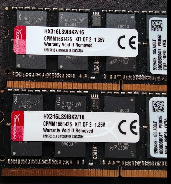 Kingston HyperX Impact 16GB(2x8GB) DDR3L-1600 MHz CL9 SODIMM, Computers en Software, RAM geheugen, Gebruikt, DDR3, Ophalen of Verzenden