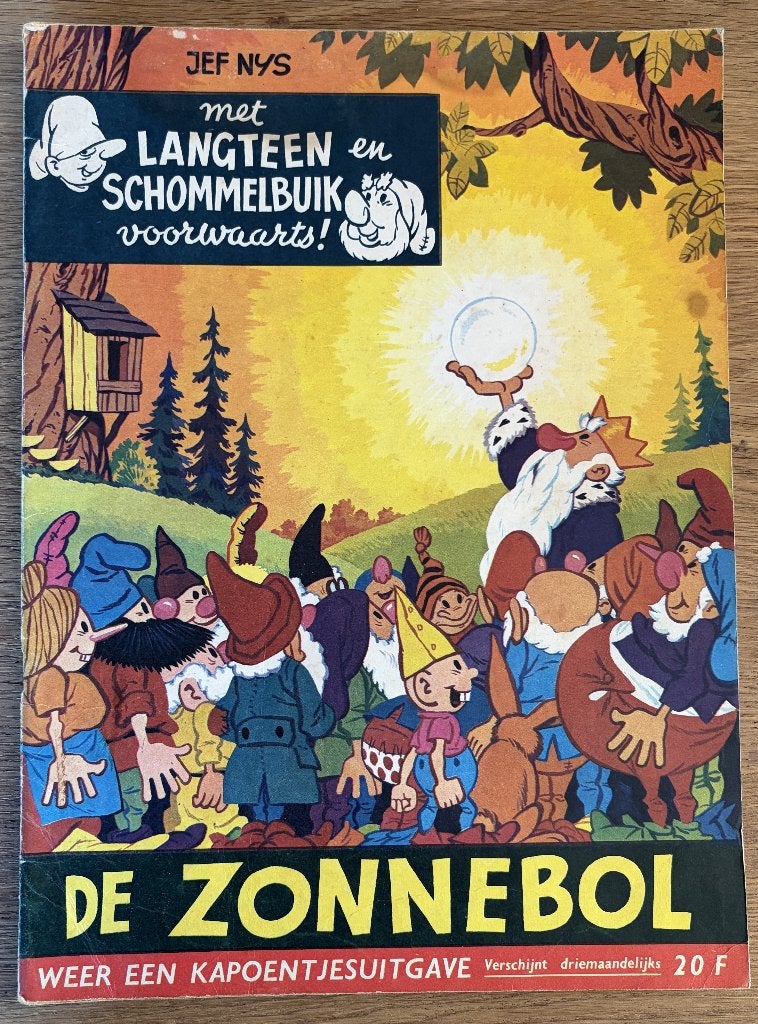 Langteen en Schommelbuik - De zonnebol -2-1e dr(1964) Strip, Une BD, Enlèvement ou Envoi, Utilisé