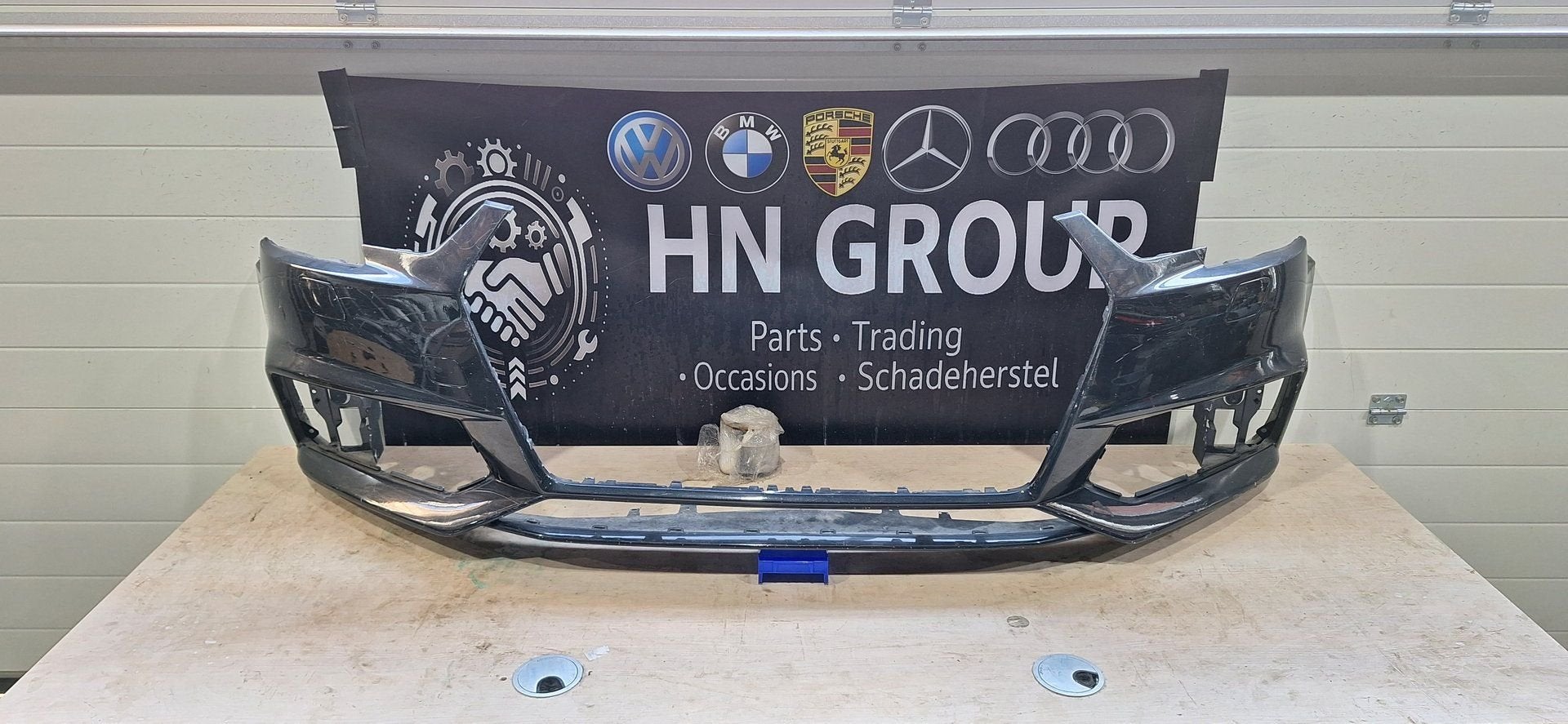 Audi A4 (B9) voorbumper, Gebruikt, -, Voor, -