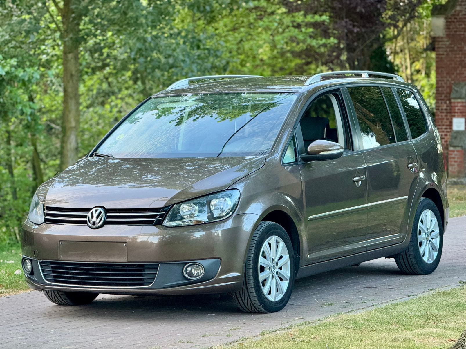 Volkswagen Touran 7Plaats Automaat, Auto's, Automaat, Monovolume, Alcantara, Diesel