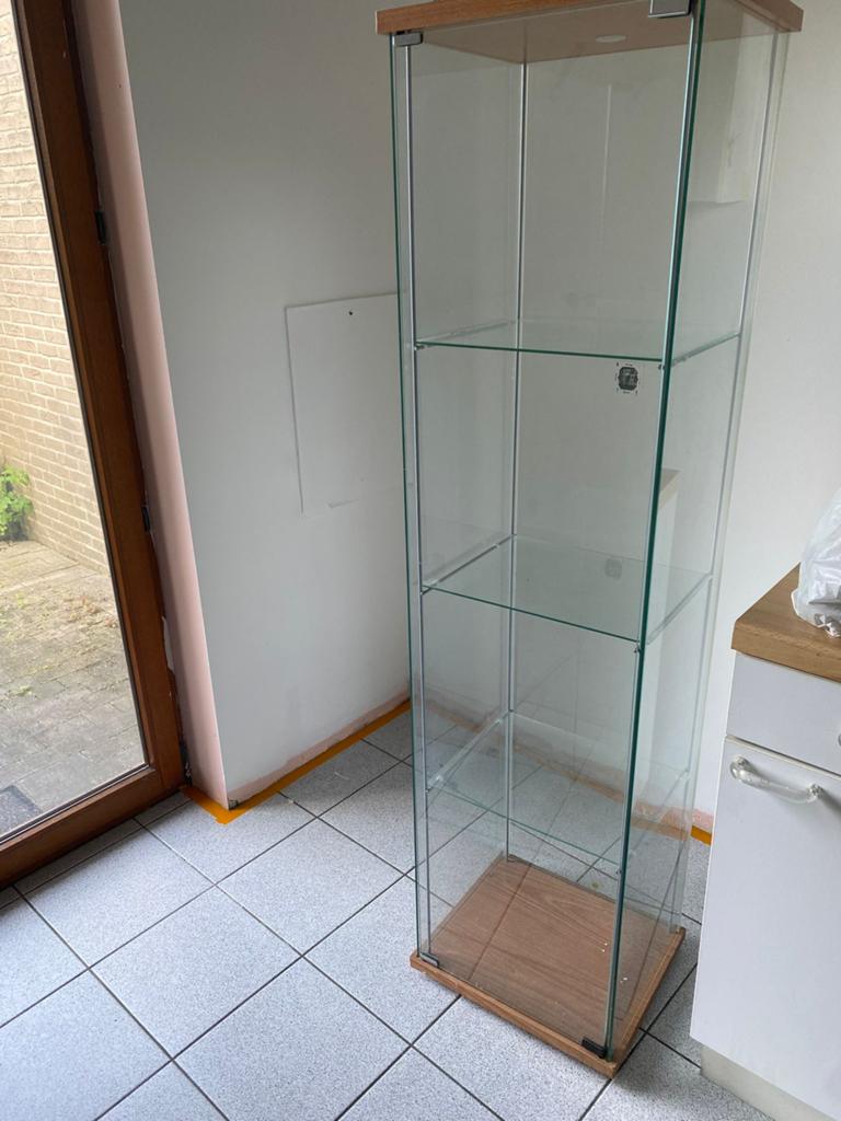 Vitrine en verre, Enlèvement, Utilisé, Verre