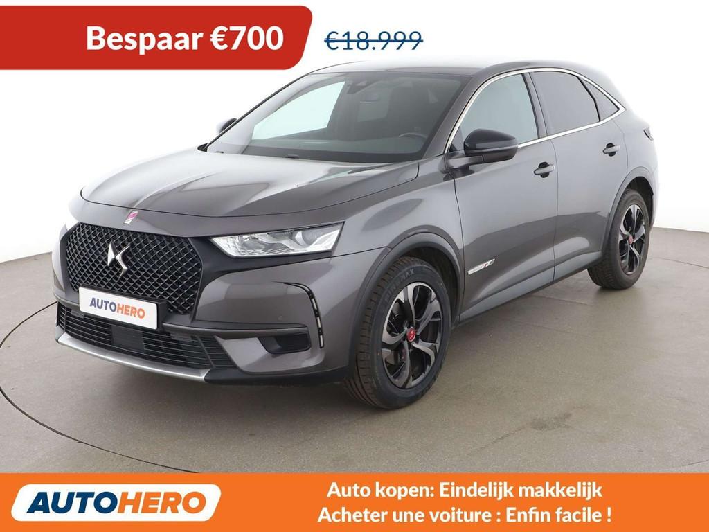DS Automobiles DS 7 Crossback 1.6 PureTech Performance Line, Autos, DS, Argent ou Gris, Euro 6, Alcantara, Noir