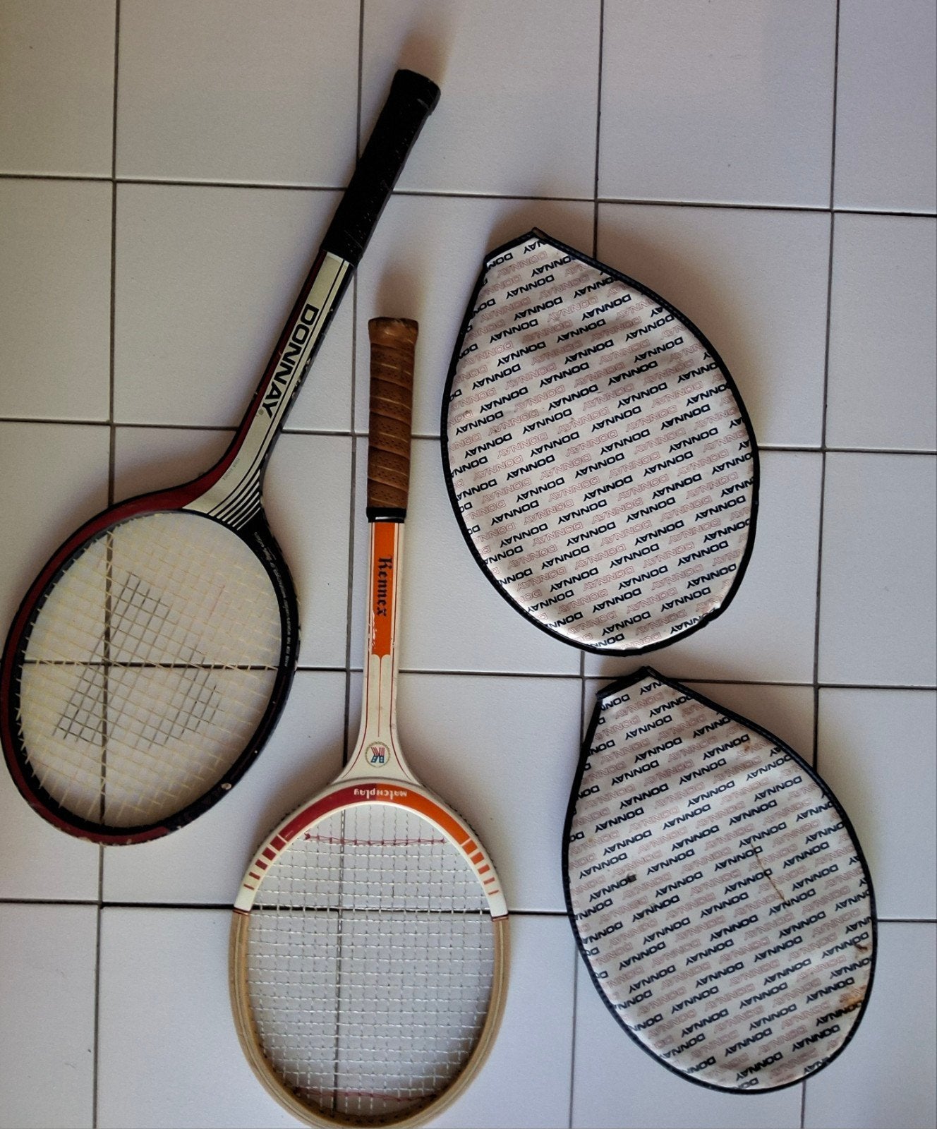 Donnay en Kennex racket met Donnay beschermhoes, Ophalen