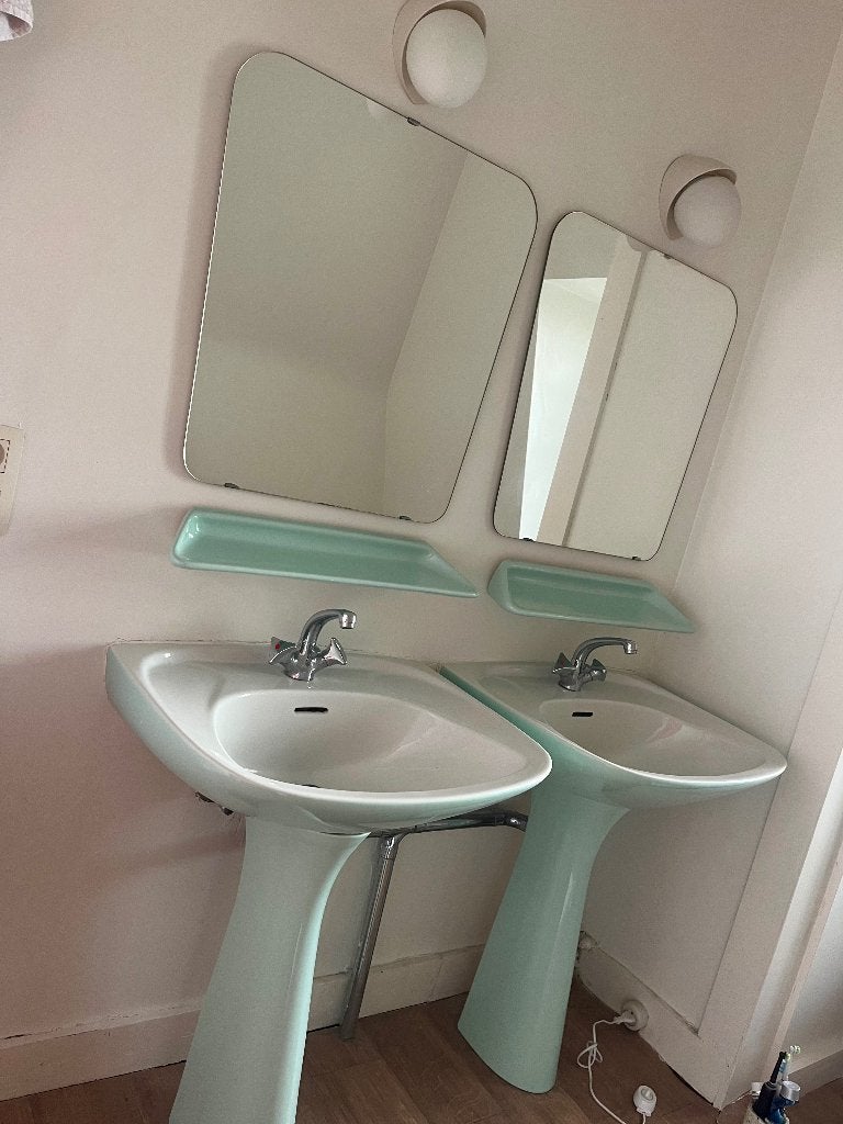 Lavabomeubel set, Ophalen, Gebruikt, 50 tot 100 cm, Minder dan 100 cm