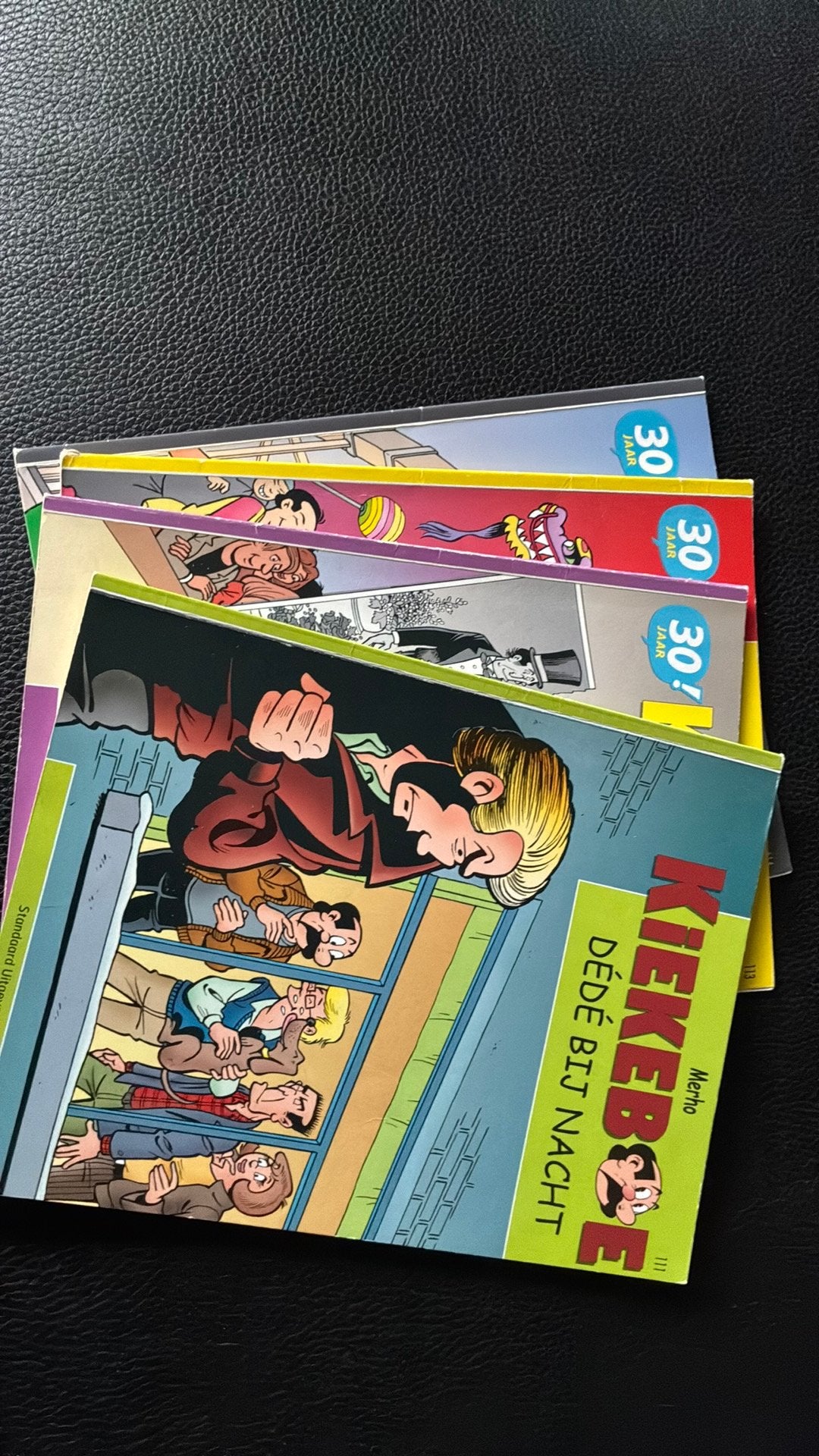 Kiekeboe strips 111 - 114, Boeken, Gelezen, Europa, Ophalen of Verzenden, Meerdere comics