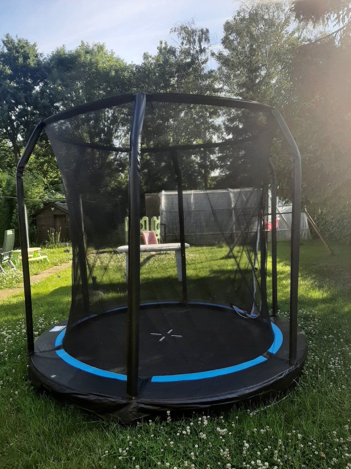 Nieuwe trampoline 244 cm, Ophalen